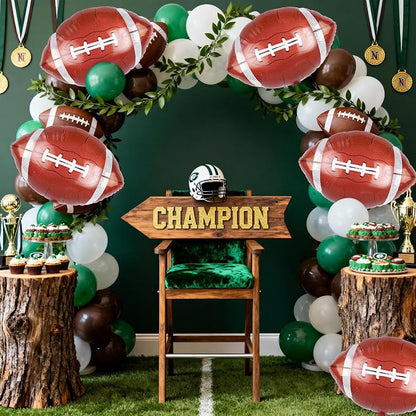Biapian 26 Inch Football Balloons Set, Football Party Decorations - Image 4