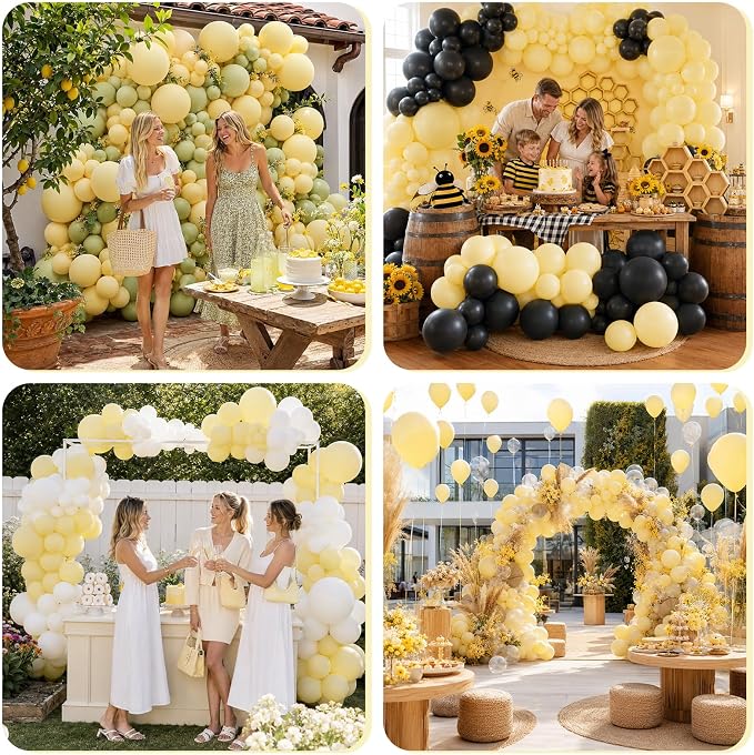 Pastel Yellow Balloons - Image 9