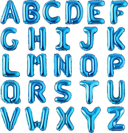 Letter Balloons 16 Inch Mylar Foil Alphabet Letter A-Z Balloons Set by LIOZEOKUN