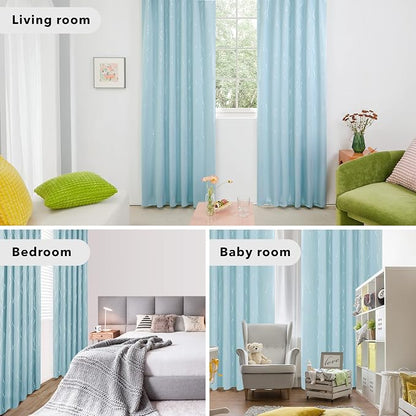 Deconovo Blackout Back Tab Curtains - Image 7