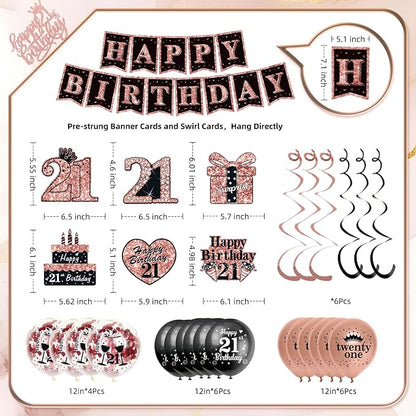 50Pcs 21st Birthday Decorations - Image 6