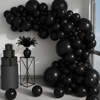 Vellax 146-Pc Black Balloon Garland Arch Kit, Baby Shower, DIY | 146-pc black by Vellax