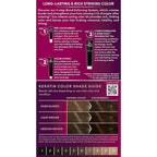 Schwarzkopf Keratin Permanent Hair Dye Cream, 5.0 Medium Brown, Professional Quality Color for Up to 100% Gray Coverage, Bond Enforcing System