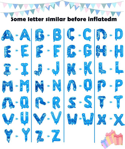 Letter Balloons 16 Inch Mylar Foil Alphabet Letter A-Z Balloons Set - Image 3