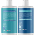 Rosemary Biotin Shampoo and Conditioner Set - Volumizing Shampoo and Conditioner for Thinning Hair for Women & Men with Nourishing B Vitamins - Color Safe Sulfate Paraben & Silicone Free (16 Fl Oz)