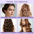 Curly Hair Brush for Detangling, Shaping and Defining Curls, Waves & Coils on All Light Wet or Dry Hair Types for Women and Men, Reduce Tangling, Curl Defining Brush, Lavender Purple