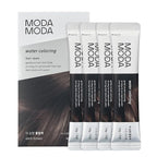 MODAMODA Water Coloring Hair Dye - Individually Packed Water-Activated Dark Brown Hair Color Powder with Polyphenols - Gentle, Vegan and for All Hair Types (0.35 oz, 4 Packets)