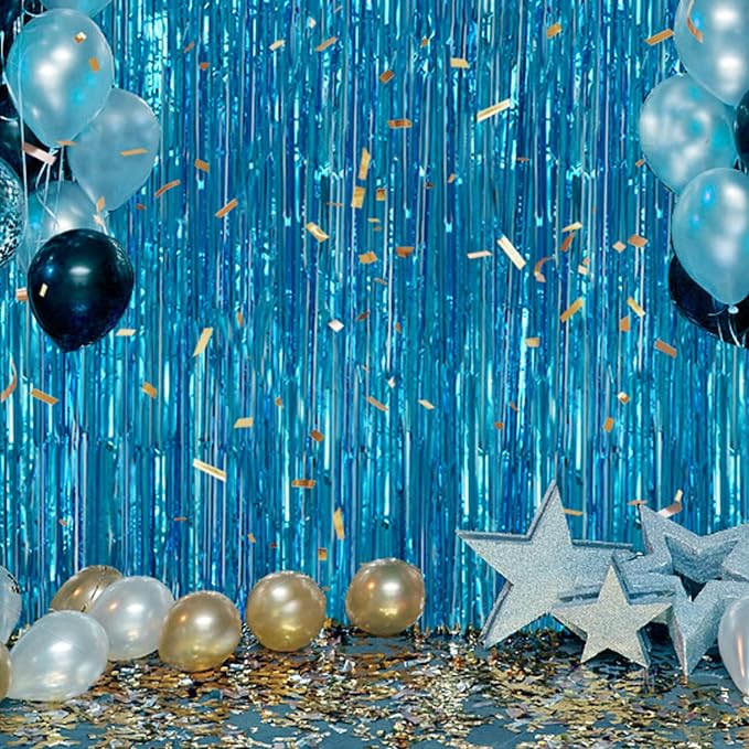 DECOCKRAT 3 Pack Foil Fringe Backdrop - Image 5