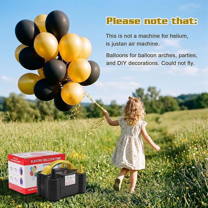 IDAODAN Electric Balloon Pump, Portable Electric Balloon Blower Machine - Image 7