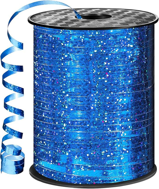 woric Royal Blue Curling Ribbon 600 Yards 1/5 Inch Balloon String Ribbons | by woric