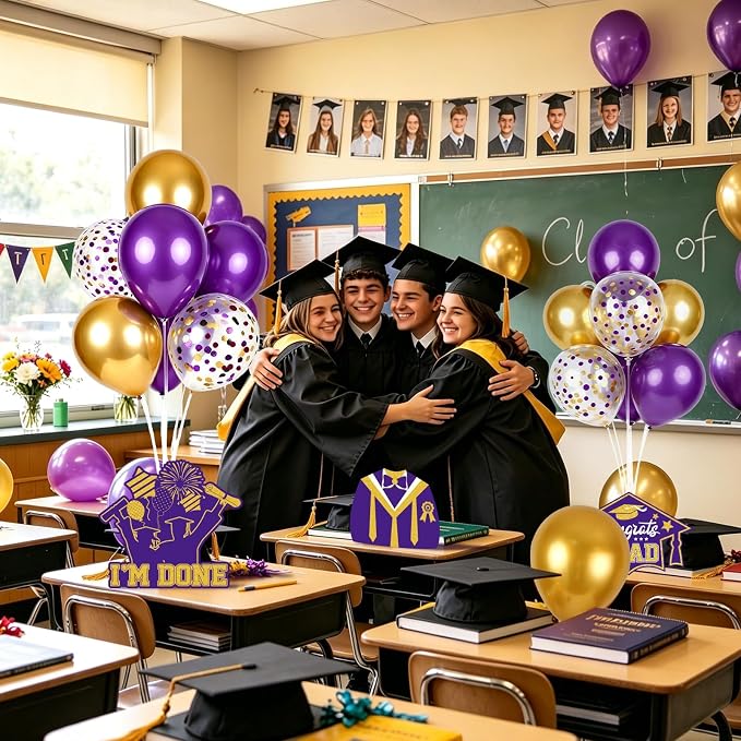 6 Sets 2026 Graduation Balloon Stand Kit - Image 9