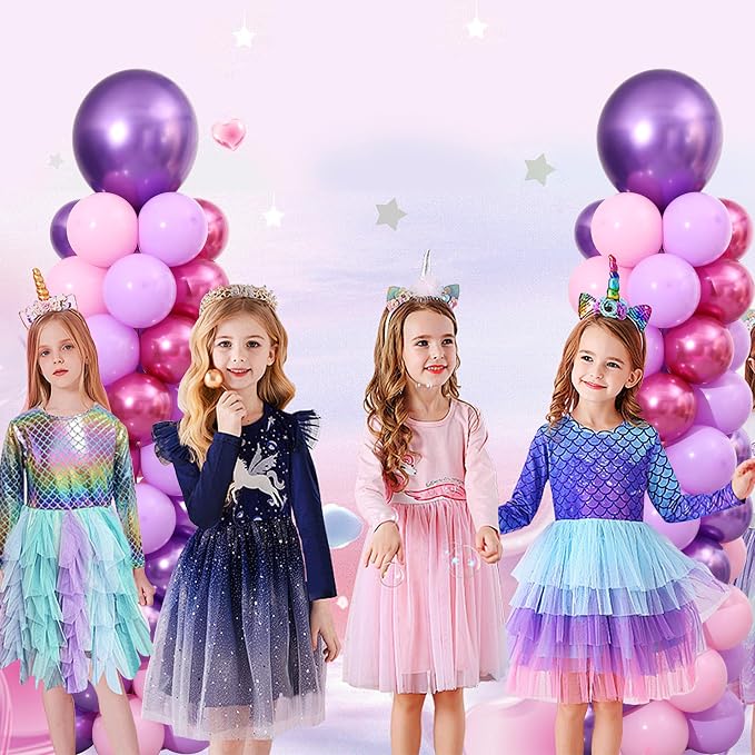 Pink and Purple Balloon Column Stand Kit Set of 2 - Image 7