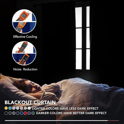 Deconovo Blackout Back Tab Curtains - Image 4