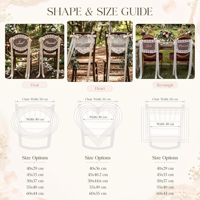 Personalized Wedding Chair Signs - Image 8