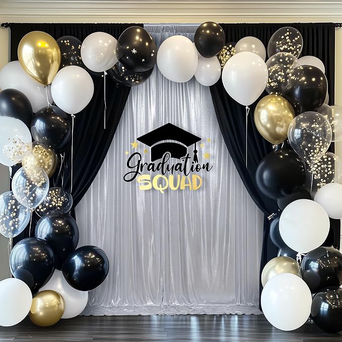 Outpain Thick 40 ft x 10 ft Silver Sequin Backdrop Curtain - Image 4