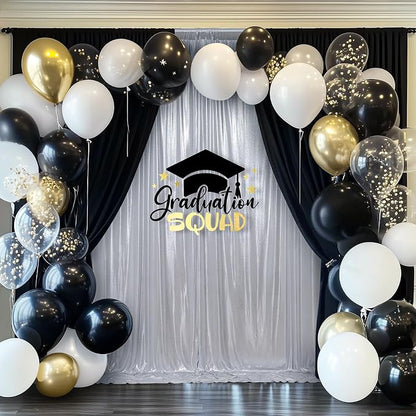 Outpain 10x10ft Silver Sequin Backdrop Curtains -Heavy Duty Gold Photography - Image 2