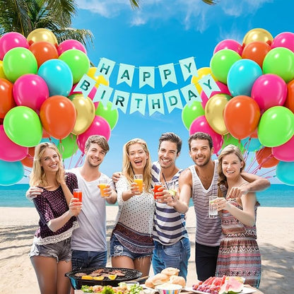 60pcs 12inch Tropical Balloons - Image 5