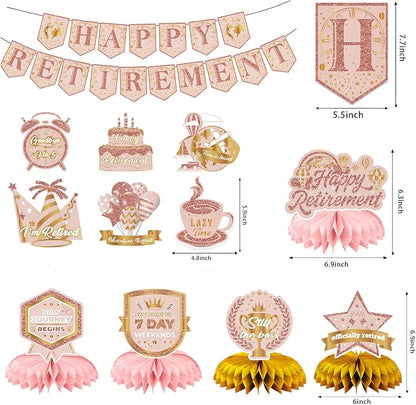 12Pcs Retirement Party Decorations - Image 2