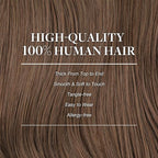 GOO GOO Clip in Hair Extensions Real Human Hair, Remy Human Hair Extensions Clip ins for Women, Natural Human Hair, 24inch 150g 9Pcs, #5 Light Ash Brown