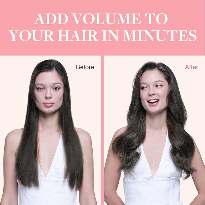 GOO GOO Clip in Hair Extensions Real Human Hair, Remy Human Hair Extensions Clip ins for Women, Natural Human Hair, 16inch 120g 7Pcs, 1C Mocha Brown