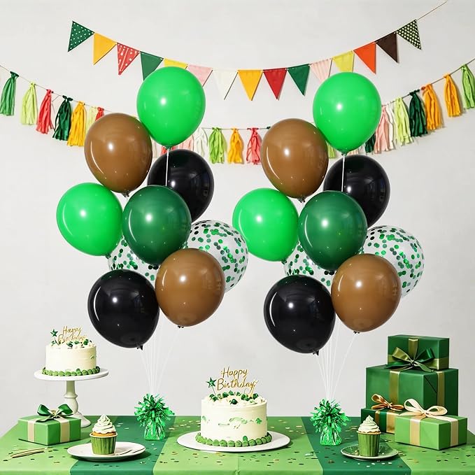 Green Balloon Weights Pack of 6 - Image 5