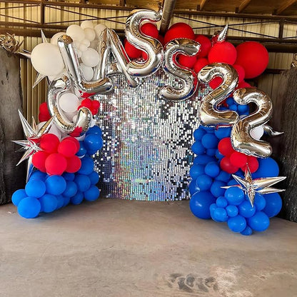40 Inch Silver Letter Balloon, Large Foil Alphabet Balloons Birthday - Image 4