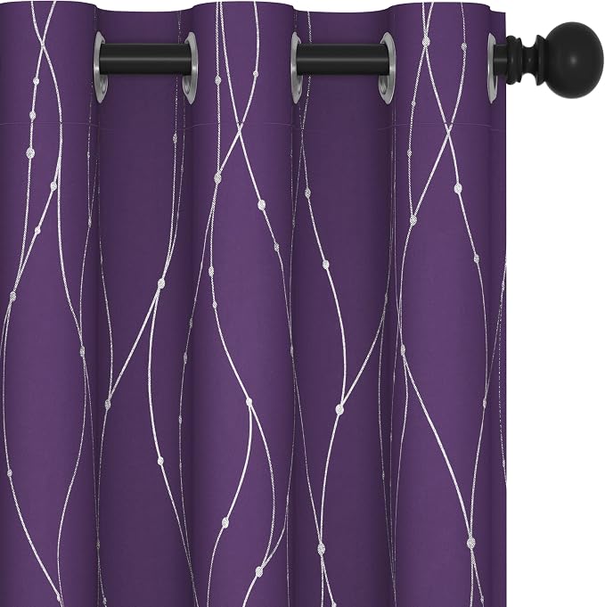 Deconovo Living Room Curtains 45 Inches Long, Thermal Insulated, Room Darkening by Unknown