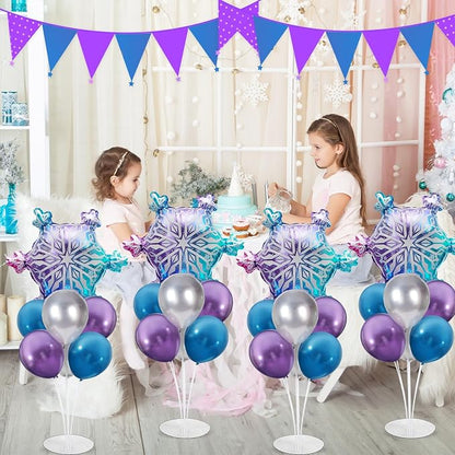 4 Sets Snow Party Balloons Stand Kit - Image 5