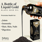 Zamann Naturals Black Seed Oil – 100% Pure Nigella Sativa, 1-Time Cold Pressed & Unfiltered, Made in Egypt, High Thymoquinone, 4.2oz – Immune, Hair, Skin & Joint Support