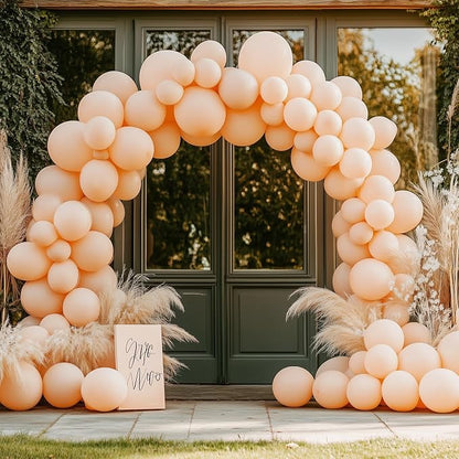 RUBFAC Nude Balloons Different Sizes 18 12 10 5 Inch Boho Balloons 129pcs | - Image 4