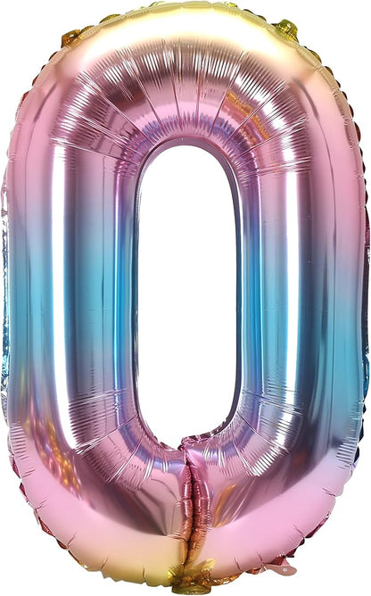 YPSelected 32 Inch Large Foil Helium Number Balloon Birthday Wedding Party 0-9 by YPSelected