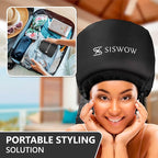 Net Plopping Cap for Drying Curly Hair - Hair Dryer Bonnet Diffuser Cap for Curly, Speeds Up Drying Time, Safety Deep Conditioning at Home - Portable, Adjustable for Natural Curly Hair Women