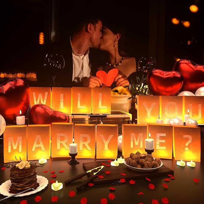 Will You Marry Me ? Light Up Letters, Include Light up Letters, - Image 6