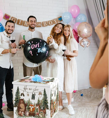 AmazingSpark 28in Giant Gender Reveal Gift Box - Image 6