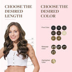 GOO GOO Clip in Hair Extensions Real Human Hair, Remy Human Hair Extensions Clip ins for Women, Natural Human Hair, 22inch 150g 9Pcs, 1B/6/1B Balayage Natural Black to Chestnut Brown