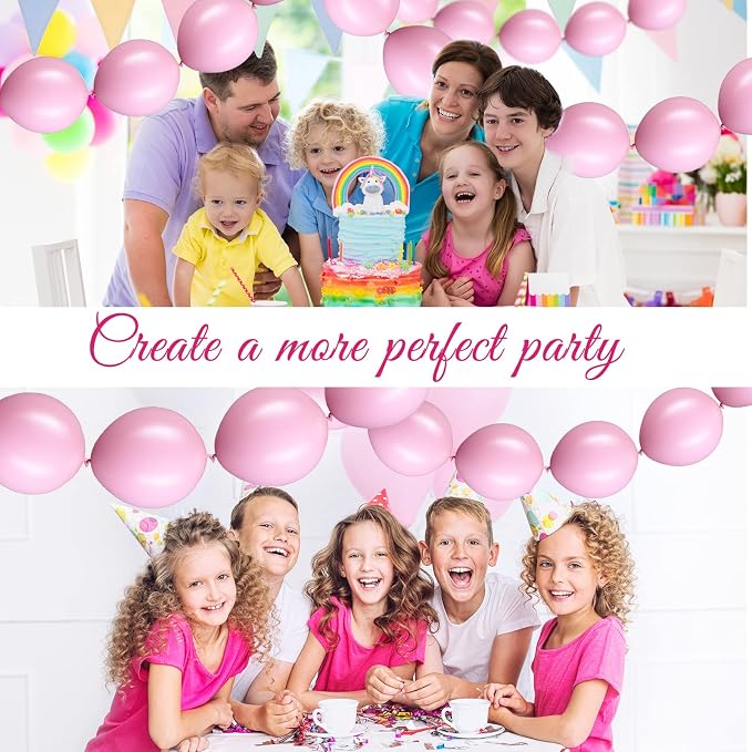 100 Pcs Link Balloon Quick Linking Latex Connected Balloons Linkable - Image 4