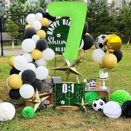 Fluorescent Green Number Balloon 40 inch Giant Foil Helium Balloons Green - Image 5