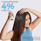 GHK-Cu Peptide, GHK-Cu Copper Peptide Hair & Scalp Serum – 2400mg, Dry Scalp Moisturizer Spray, 4% Copper Peptides – Fast-Absorbing, Water-Based Formula for Hair Softness & Shine