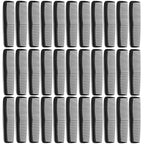 50 Packs Hair Combs Bulk, Individually Wrapped, Black Pocket Hair Comb Set Fine Tooth Dressing for Women/Men, Travel, Hotel, Airbnb, Operation Christmas Child Shoeboxes, Homeless, Shelter, Charity
