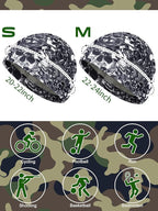 SATINIOR 6 Pcs Cooling Skull Cap Helmet Liner Sweat Wicking Cap Hard Hat Liner Bandana for Men Women Sports Cycling Running
