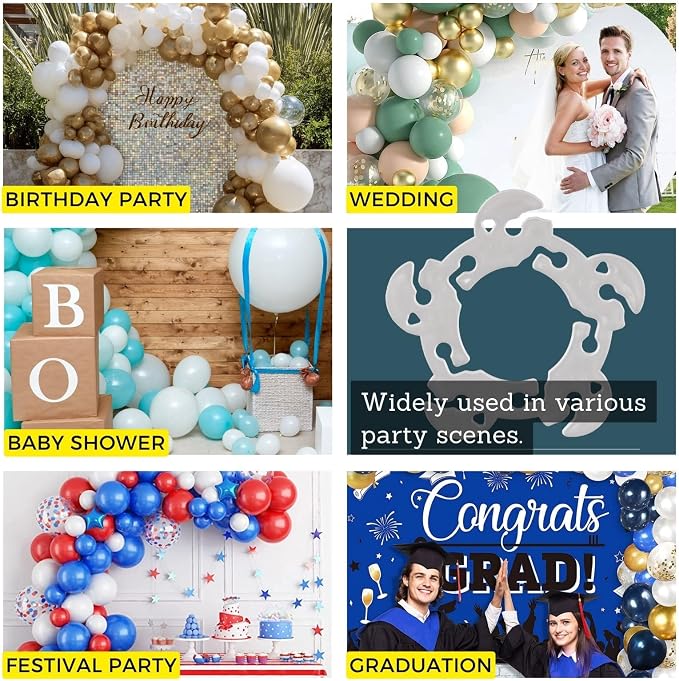 100PCS Balloon Arch Clips, Reusable Balloon Clips - Image 7