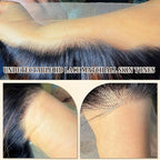 Ombre 13x6 Body Wave Human Hair Lace Front Wigs 24inch 200% Density HD Transparent Lace Frontal Wigs Human Hair Pre Plucked Bleached Knots Human Hair for Women with 1b/27 Color Baby Hair