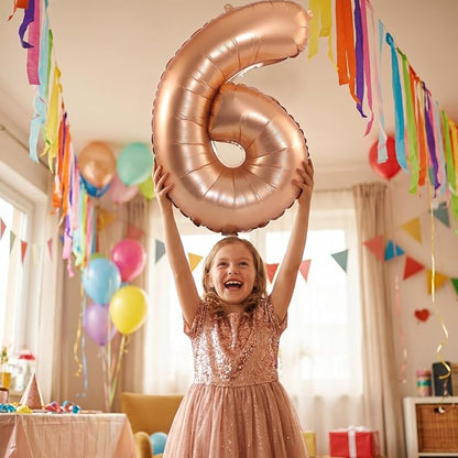 YPSelected 32 Inch Large Foil Helium Number Balloon Birthday Wedding Party 0-9 - Image 2
