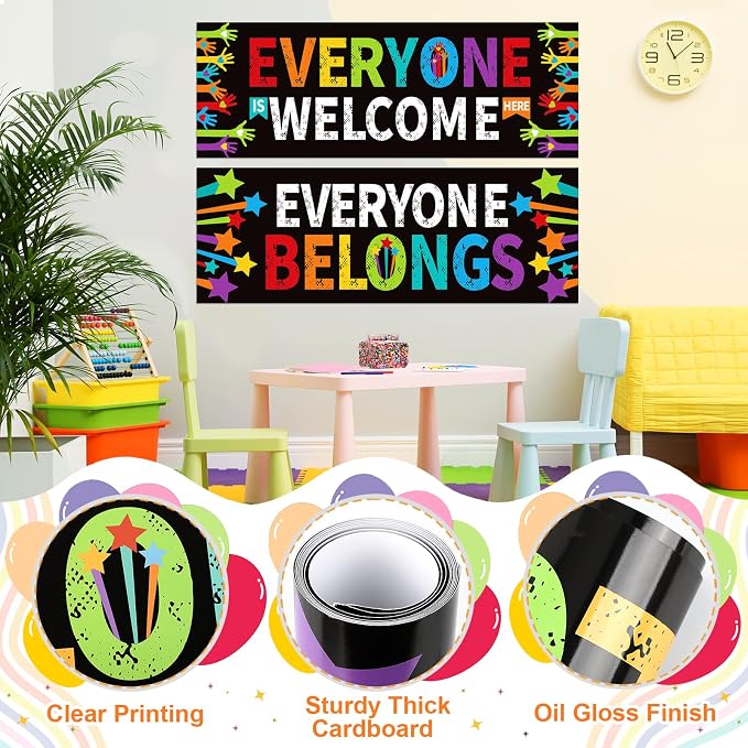 COCHIE Classroom Decorations Welcome Banner Poster - Image 3