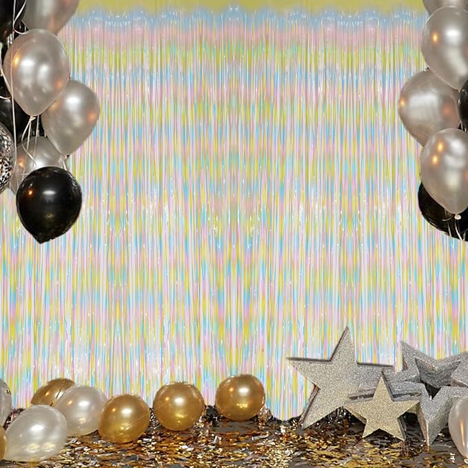 DECOCKRAT 2 Pack Foil Fringe Backdrop - Image 6