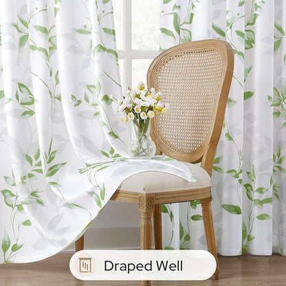 HOMEIDEAS Kitchen Curtains, Short Non-See-Through Privacy 30X36 Inch Length - Image 4