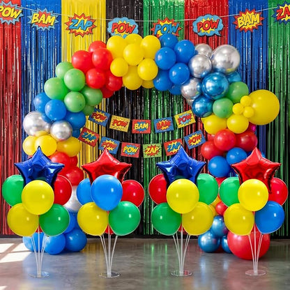 4 Sets 40'' Hero Tabletop Balloon Stand Kit - Image 4