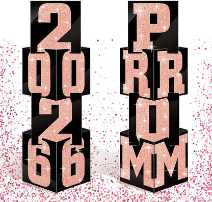Queekay 8 Pcs Prom Column Standup Photo Booth Decorations 2026 Prom Backdrop by Queekay