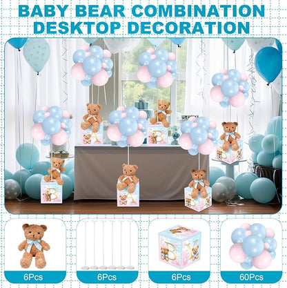 Lenwen 6 Sets Baby Letter Boxes Decorations Table Centerpieces - Image 3