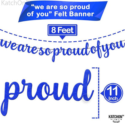 KatchOn Graduation Decorations 2026 | Felt We are So Proud of You Banner - Image 2